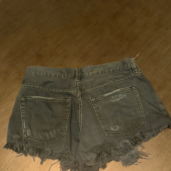 We The Free Olive Jean Shorts - Picture 4 of 4